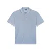 Paul & Shark Polo In Cotone Two Tone Piqué In Blu Bianco