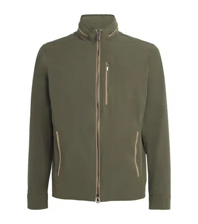 Paul & Shark Typhoon Re-4x4 Stretch Jacket In Green