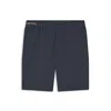 Paul & Shark Bermuda In Cotone Ultralight Popeline Con Coulisse In Blu