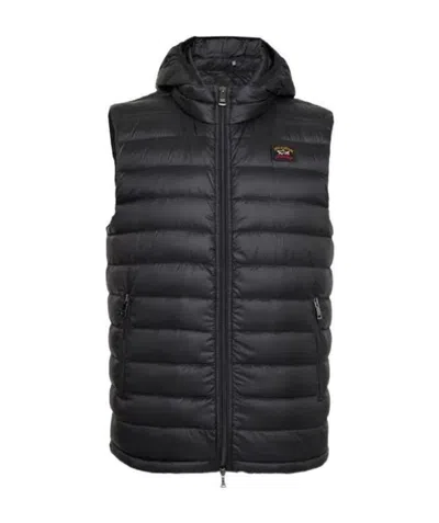 Paul & Shark Ultralight Quilted Gilet In Black