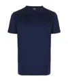 Paul & Shark V-collar Logo T-shirt In Blue