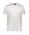 Paul & Shark V-collar Short-sleeved T-shirt In White