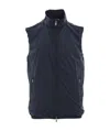Paul & Shark Vest Type Vertical Collar Casual Jacket In Black