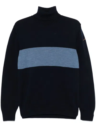Paul & Shark Virgin Wool Sweater In Blue