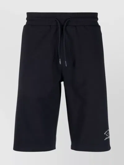 Paul & Shark Waistband Elastic Knee-length Shorts