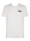 Paul & Shark Embroidered Logo Crew Neck T-shirt With Graphic Back Print In White