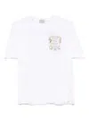 Paul & Shark Capri Embroidery X-soft Jersey T-shirt In White