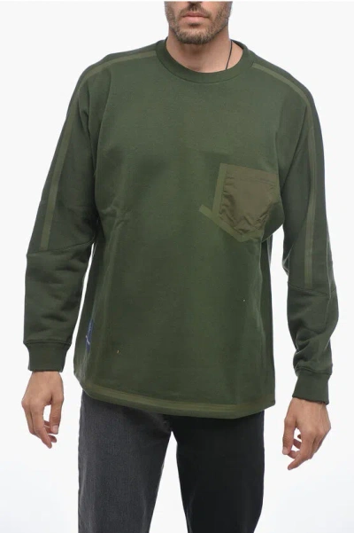 Paul & Shark White Mountaineering Brushed Cotton Crew-neck Sweatshirt Wit