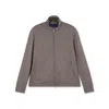 Paul & Shark Bomber In Lana E Seta In Taupe Camoscio