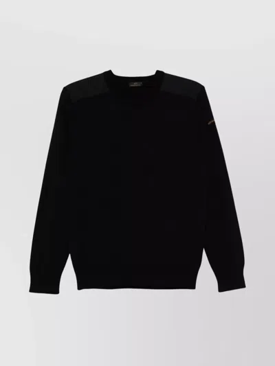 PAUL & SHARK WOOL CREWNECK SWEATER RIBBED CUFFS