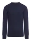 Paul & Shark Techno Wool Sweater In Blue