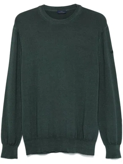 Paul & Shark Wool Sweater In Green