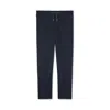 Paul & Shark Pantalone X-soft Fleece Con Ricamo Fin In Blu