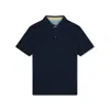 Paul & Shark Polo X-soft Piqué Con Dettagli A Motivo Floreale In Blu