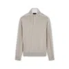 Paul & Shark Maglia X-soft Mezza Zip Con Dettagli Typhoon® Platinum In Beige