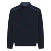 Paul & Shark Maglia X-soft Mezza Zip Con Dettagli Typhoon® Platinum In Blu