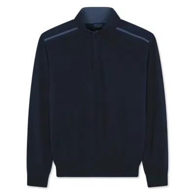 Paul & Shark Maglia X-soft Mezza Zip Con Dettagli Typhoon® Platinum In Blu