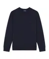 Paul & Shark X-soft Sweatshirt With Maxi Sharks Print In Black