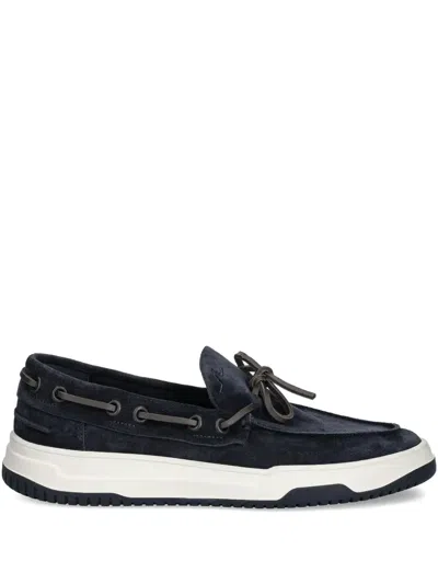Paul & Shark Yacht Club Loafers In Blue
