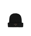 Paul & Shark Yatching Ribbed-knit Wool Beanie In Black