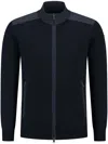 Paul & Shark Zip-up Sweater In Blue