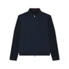 Paul & Shark Cardigan Hybrid Zip-up In Lana In Blu