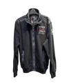 Paul & Shark Zipper Casual Jacket In Black