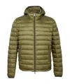 Paul & Shark Zipper Down Jacket In Green