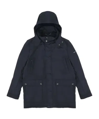 Paul & Shark Zippered Casual Jacket In Black