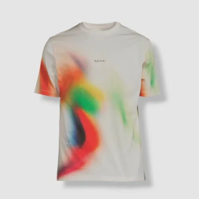 Pre-owned Paul Smith $295  Men's Beige Torch Light T-shirt Size Medium