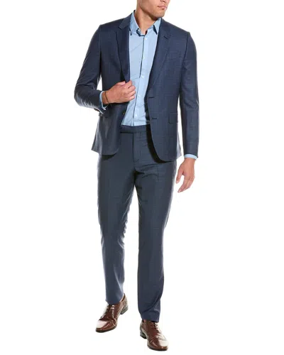 Paul Smith 2pc Wool Suit In Blue