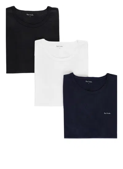 Paul Smith 3 Cotton T-shirt Set In Multicolour