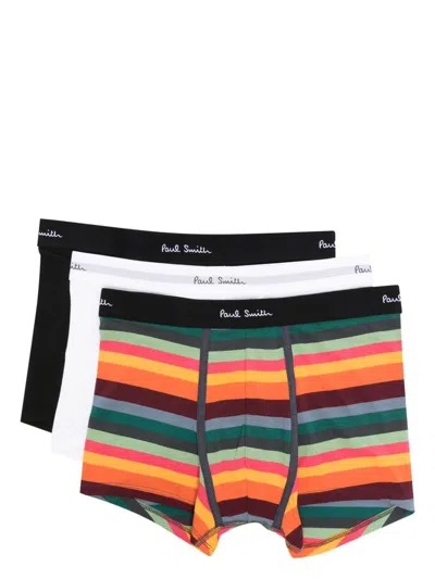 Paul Smith 3-pack Boxers In Multicolor Cotton In Multicolour