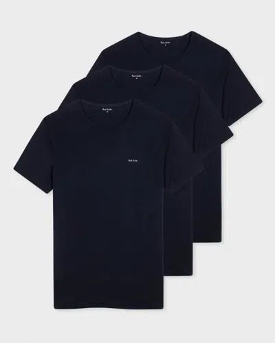 Paul Smith 3 Pack Mens Script Logo T-shirts