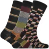 Paul Smith 3 Pack Signature Socks In Multi
