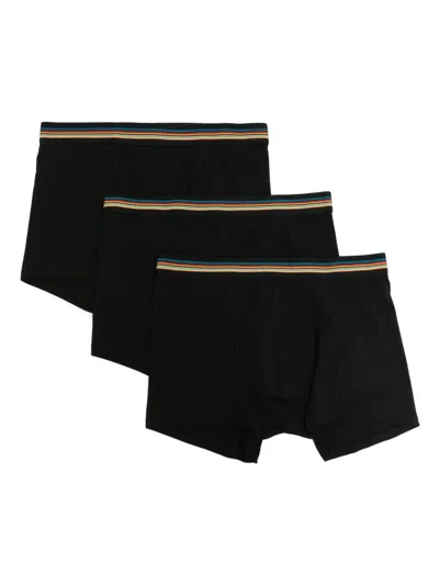 Paul Smith 3-pack Stretch Boxers In Black