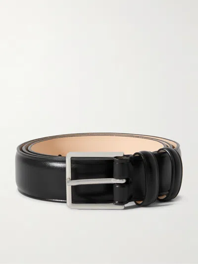 Paul Smith 3cm Glossed-leather Belt In Black