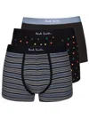Paul Smith 3-pack Boxer Briefs In Black
