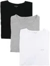 Paul Smith Organic Cotton T Shirt 3pack In Multi