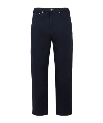 PAUL SMITH PS PAUL SMITH BUTTON DETAILED STRAIGHT LEG JEANS