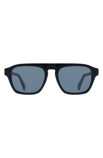 Paul Smith 54mm Modified Rectangular Sunglasses In Black Multistripes