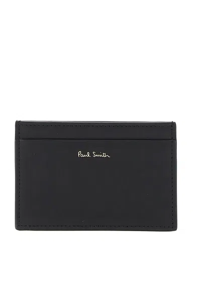 Paul Smith Signature Stripe Cardholder In 黑色的