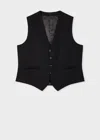 Paul Smith A Suit To Travel In - Black Wool Waistcoat In Black