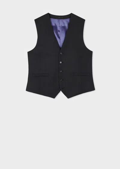 Paul Smith A Suit To Travel In - Charcoal Grey Wool Waistcoat