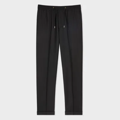 Paul Smith Gents Drawcord Trouser In Blacks