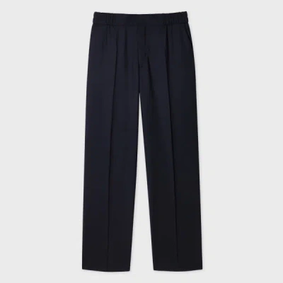 Paul Smith A Suit To Travel In - Navy Elasticated-waist Trousers Blue