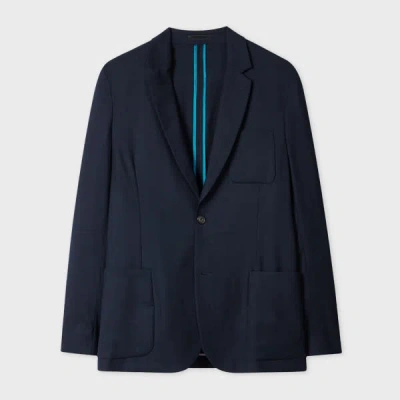Paul Smith A Suit To Travel In - Navy Wool Unlined Blazer Blue
