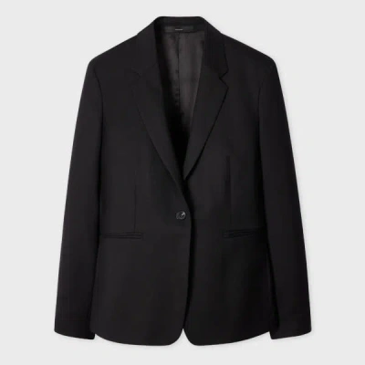 Paul Smith A Suit To Travel In - Women's Black One-button Wool Blazer