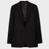 Paul Smith Blazer Black Antipower Wool To A Button In Black