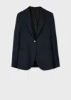 Paul Smith A Suit To Travel In - Women's Dark Navy Two-button Wool Blazer Blue In Blue